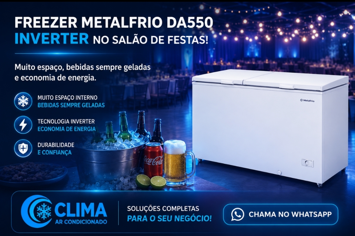 Aluguel e Venda de Geladeira Dúplex, Geladeira Expositora, Freezer Expositor e Ar-Condicionado Split Piso Teto para Feiras e Eventos em Guarulhos 2026